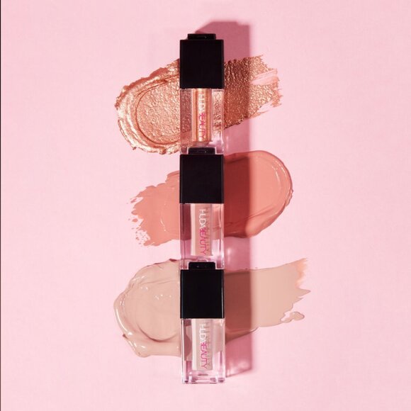 Hudy Beauty Mini Matte & Metal Melted Shadows Soft Pinks - Picture 1 of 7